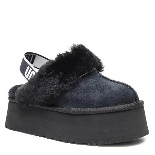 Ugg Funkette Γυναικείες Παντόφλες μαύρες