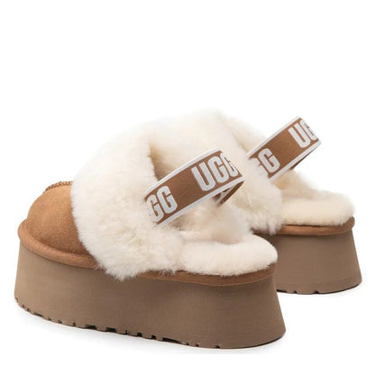Ugg Funkette Γυναικείες Παντόφλες καφέ